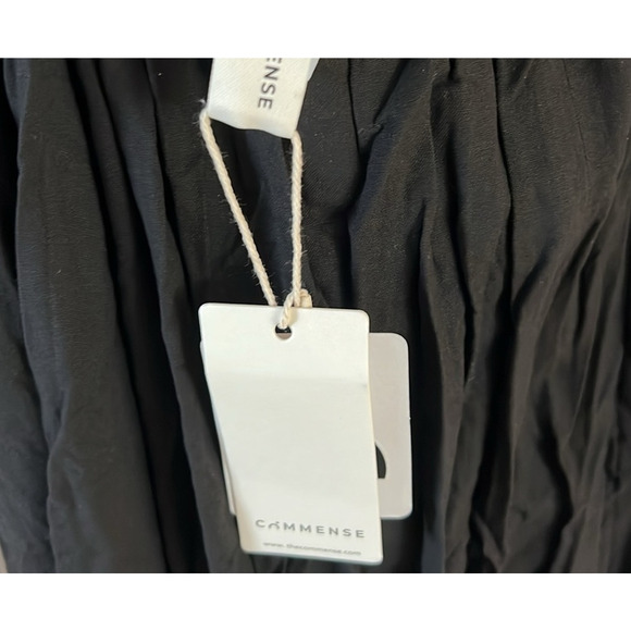 NWT LUXURY minimalist lovers COMMENSE full maxi skirt black S - Picture 6 of 8